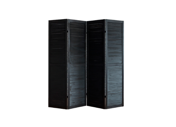 Ширма деревянная чёрного цвета