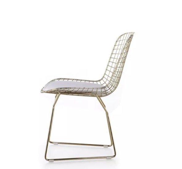 Стул Bertoia Gold