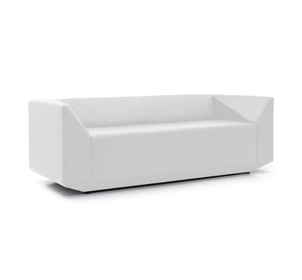 Диван Diamond трехместный белый