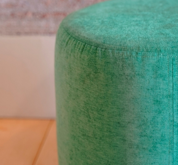 Пуфик круглый Изумруд