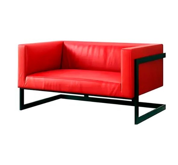 Диван Andrian Black & Red