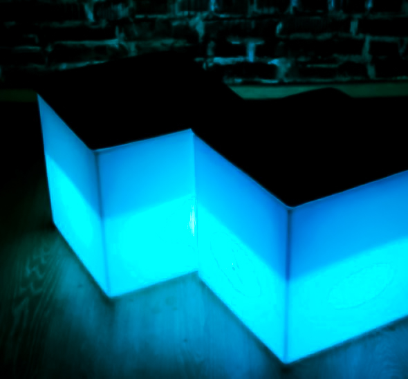 Пуф с подсветкой