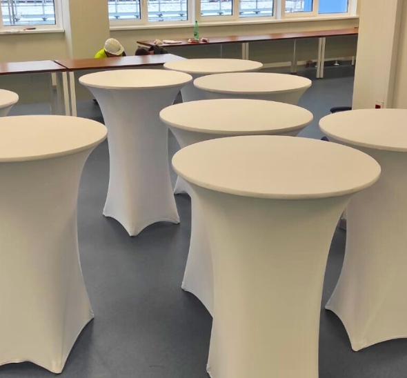 Стол коктейльный пластиковый 80х110