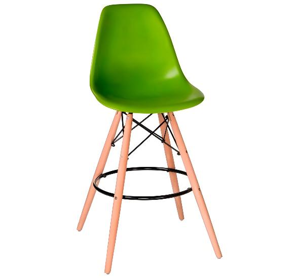 Стул барный Eames зеленый