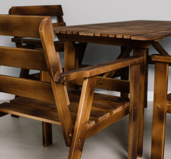 Деревянные столы