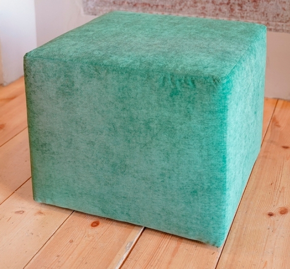 Пуфик Куб Изумруд