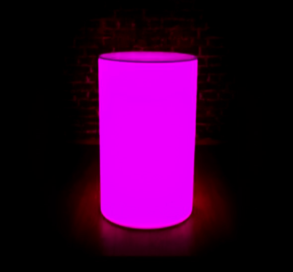 Коктейльный столик круглый с подсветкой