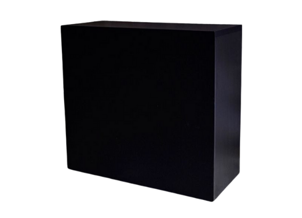 Чёрная стойка ресепшн