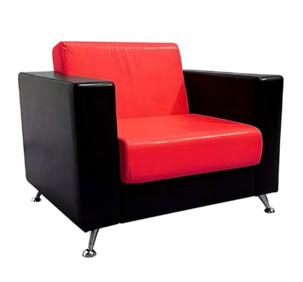 Кресло Cube красно-черное