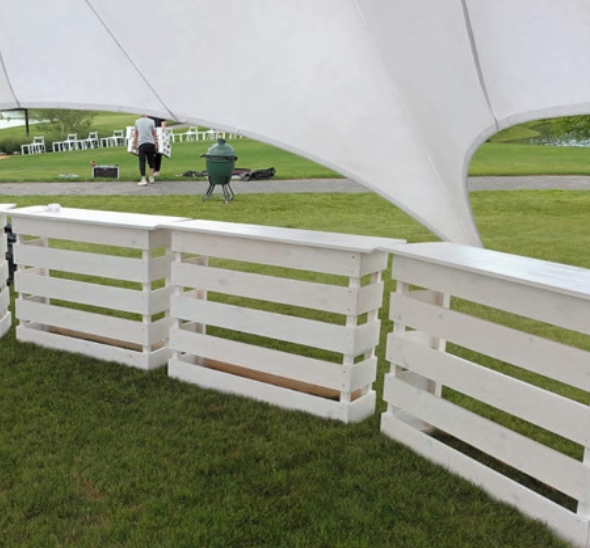 Барная стойка из паллет