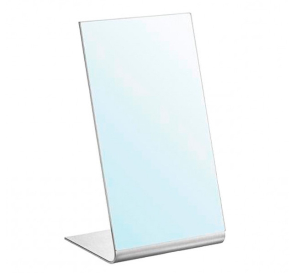 Настольное белое зеркало Тиснение