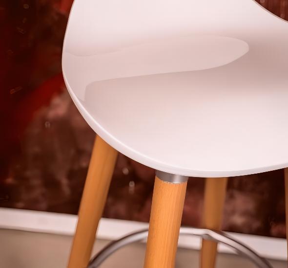 Стул барный Tucker White