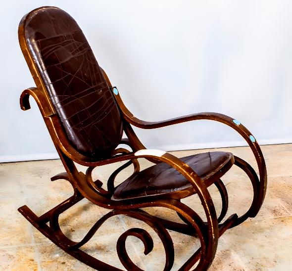 Кресло-качалка Экокожа