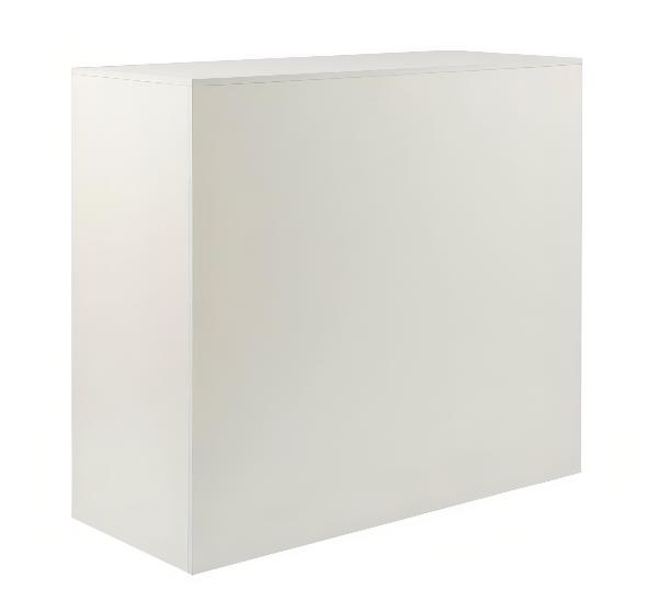 Белая стойка ресепшн