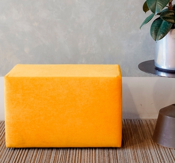 Пуфик прямоугольный Желтый