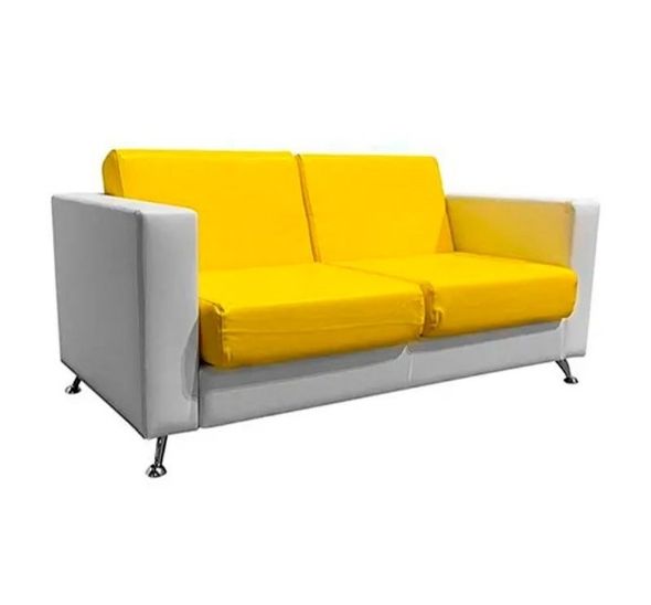 Диван Cube двухместный желтый