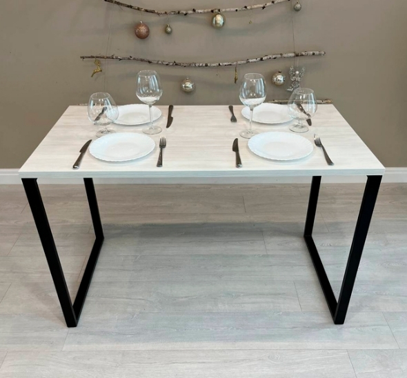 Стол лофт белый