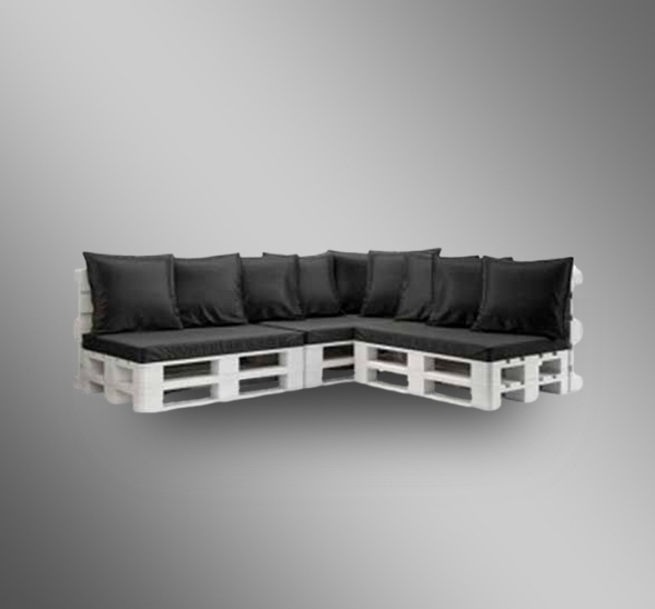 Диван угловой с подушками