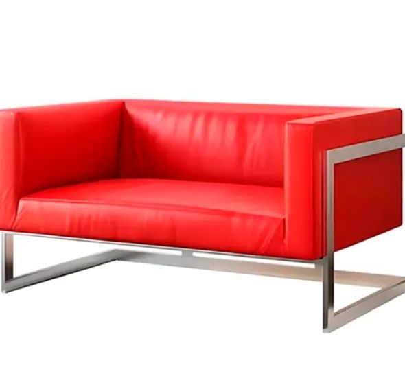 Диван Andrian Silver Red