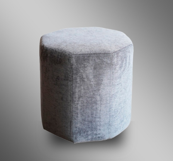 Пуфик многоугольный Серый