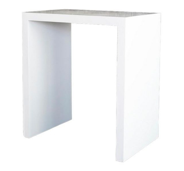 Белый п-образный стол (маленький)