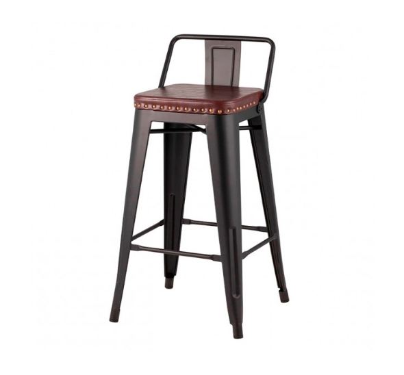Стул барный Tolix чёрный