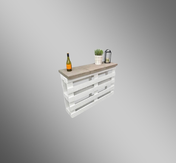 Паллетная барная стойка