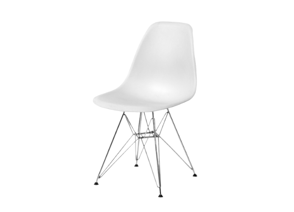 Стул Eames металл белый