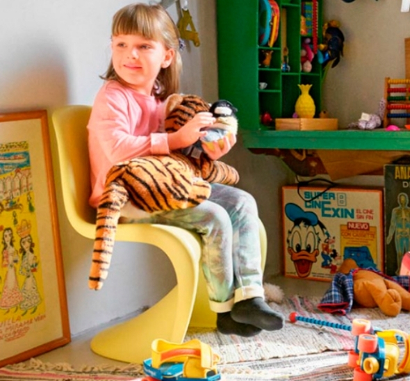 Детский стульчик Panton Yellow