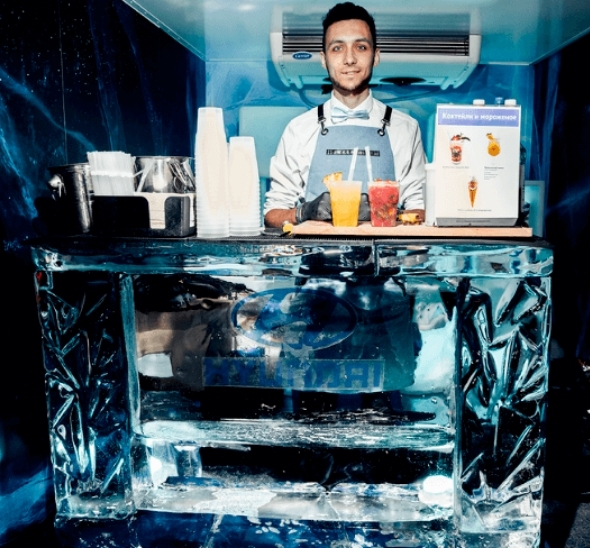 Ледяная барная стойка