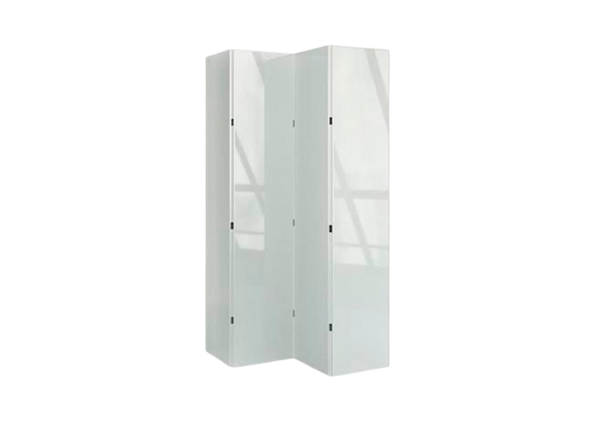 Стеклянная ширма белая