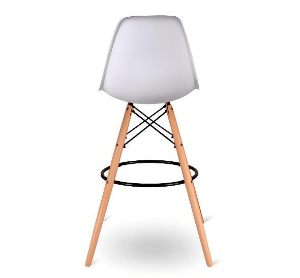 Стул барный Eames белый