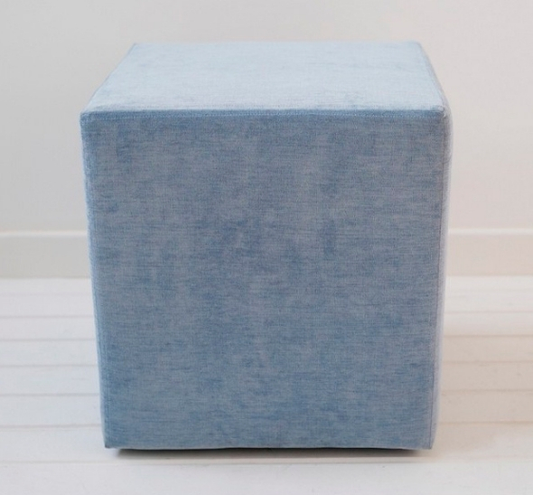 Пуфик Куб Небесно-голубой