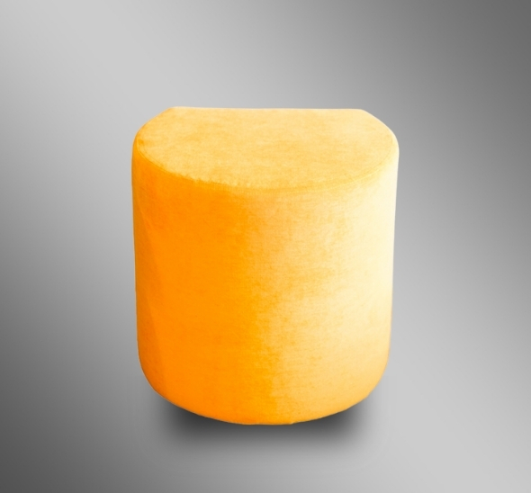 Пуфик круглый Желтый