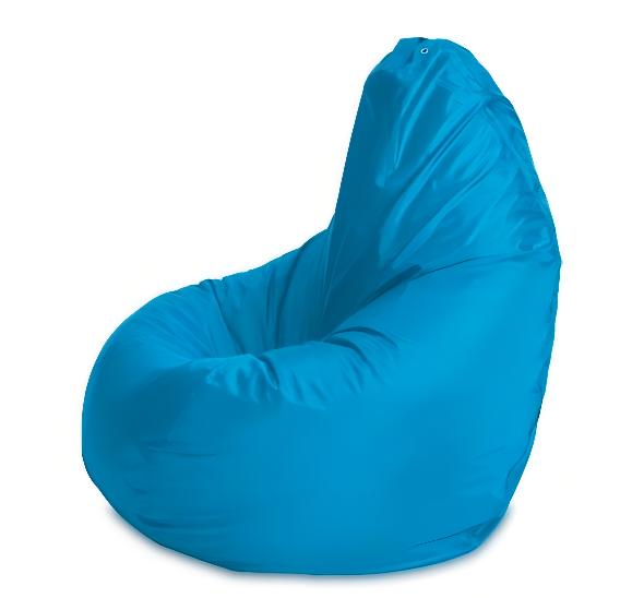 Пуф кресло-мешок голубой