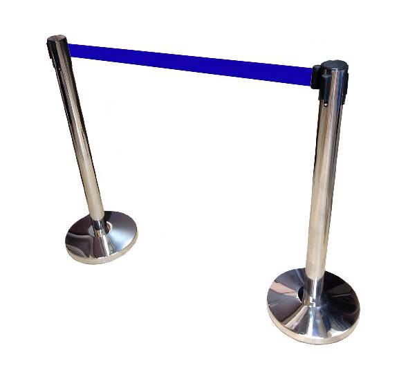 Столбик для ограждения с лентой