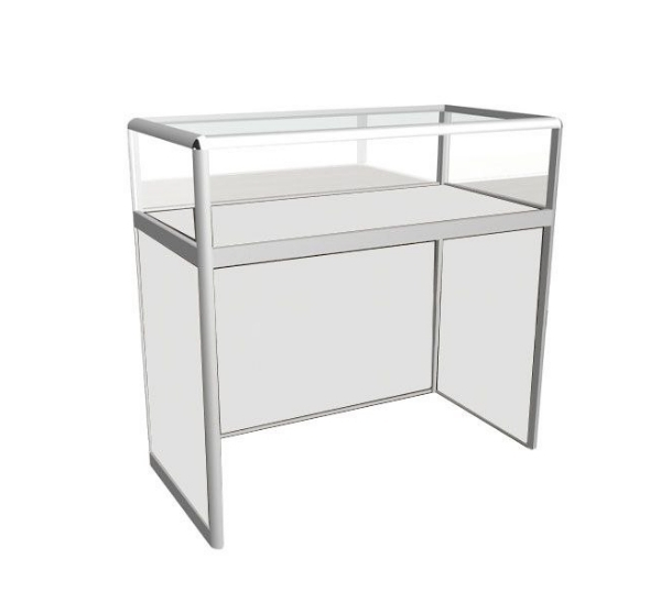 Витрина-прилавок белая