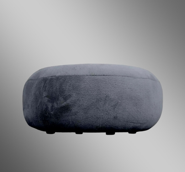 Пуфик Большой круг Серый