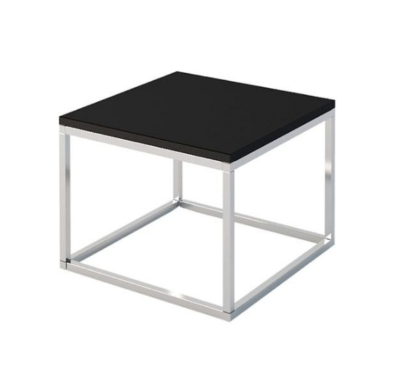 Стол журнальный Лаконичность с чёрной столешницей
