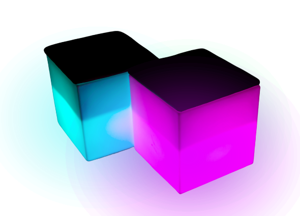 Пуф с подсветкой