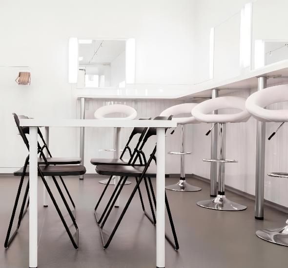 Стул барный Mira белый