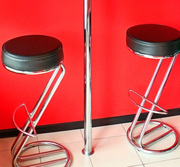 Стул барный Zeta чёрный