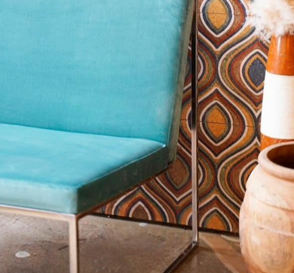 Кресло Chrome & Mint Color