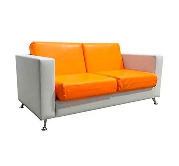 Диван Cube двухместный оранжевый