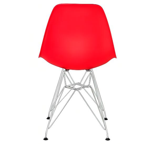 Стул Eames металл красный