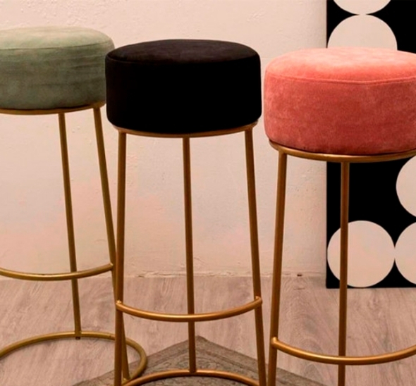 Барный стул Morbido Black