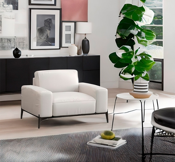 Кресло Aurora White