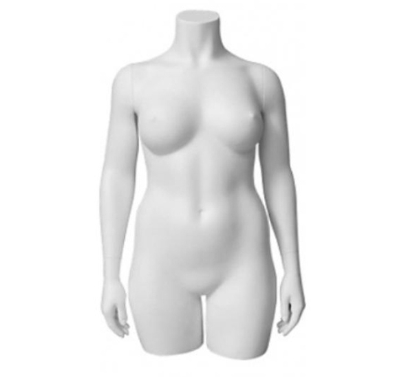 Женский удлинённый торс большого размера