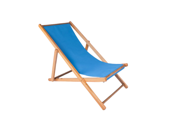 Голубой шезлонг