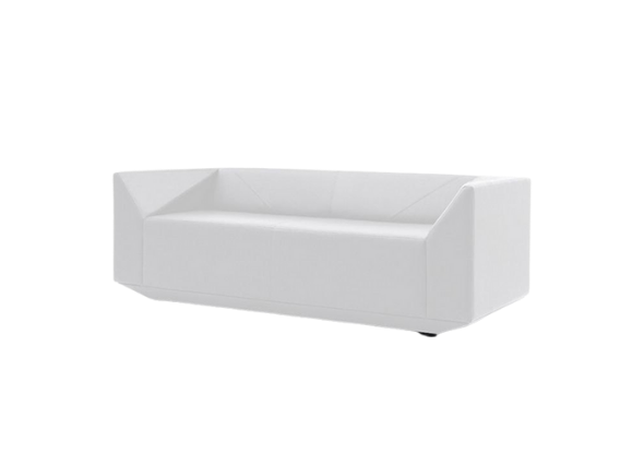 Диван Diamond трехместный белый